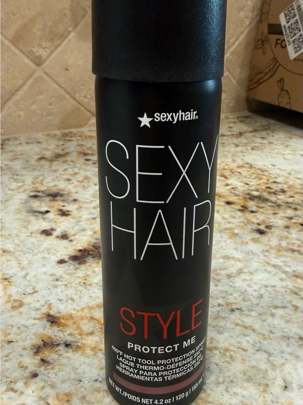 SexyHair Style Protect Me Heat Protection Spray - Black
